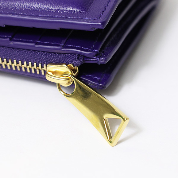 Bottega Veneta Wallet Coin Purse Purple - Picture 9 of 10
